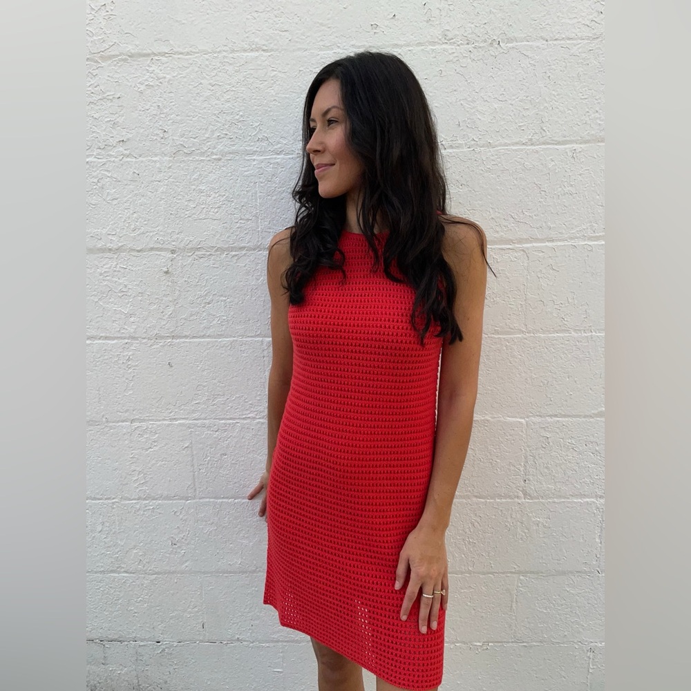 Lucy Paris Red Knit Dress